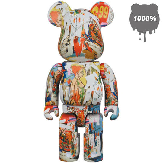 BE@RBRICK 1000% - ANDY WARHOL X JEAN-MICHEL BASQUIAT #4