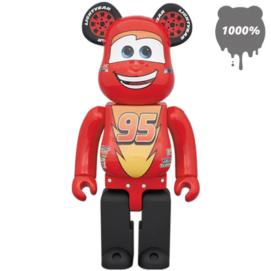 BE@RBRICK 1000% - LIGHTNING MCQUEEN