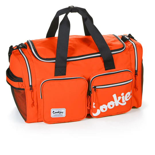 COOKIES HERITAGE DUFFLE BAG NYLON DUAL POCKETS