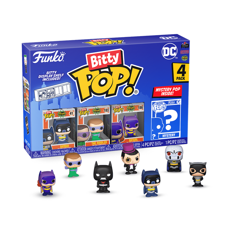 FUNKO POP BITTY - BATMAN (4 PACK)