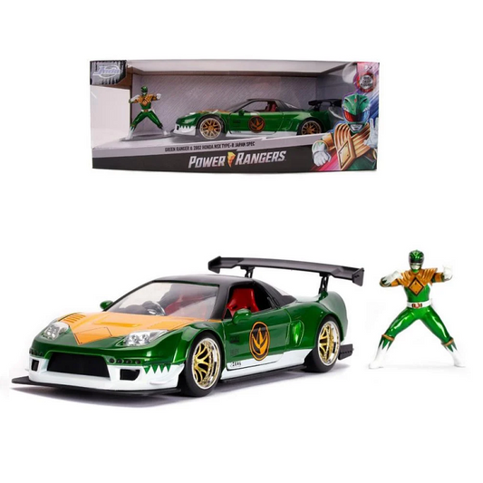 MIGHTY MORPHIN POWER RANGERS 1:24 SCALE DIE CAST - GREEN RANGER